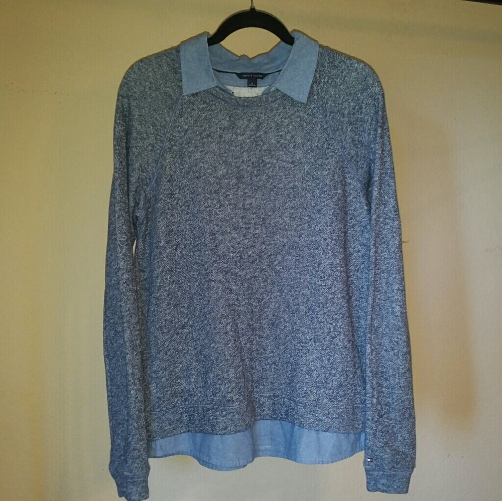 Tommy Hilfiger Collar Blouse Sweater